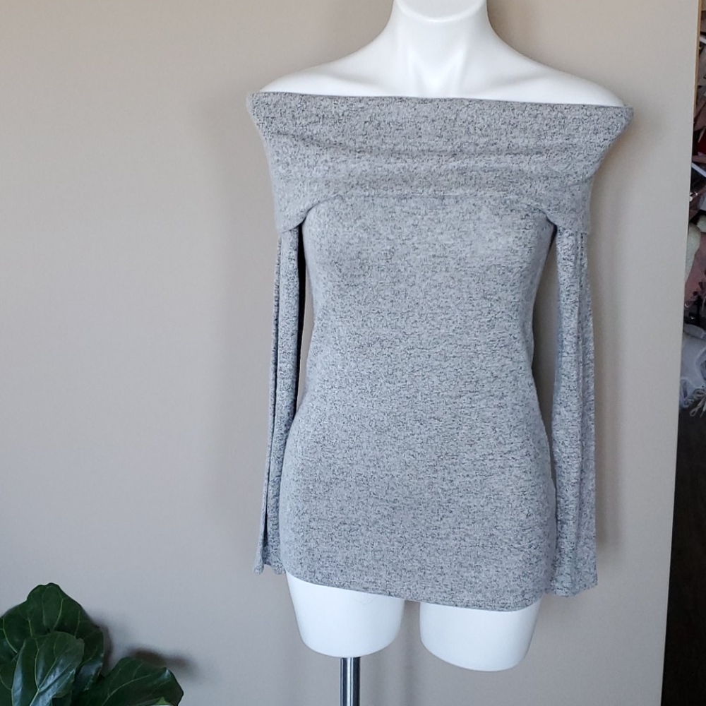 Off the shoulder sweater